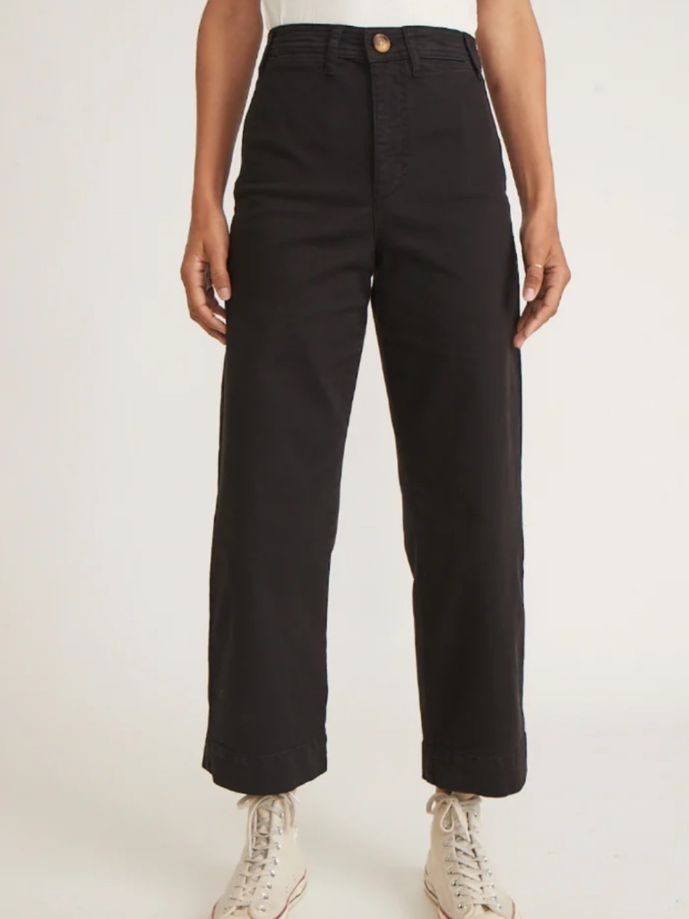 Marine Layer Bridget Slim Wide Leg Cropped